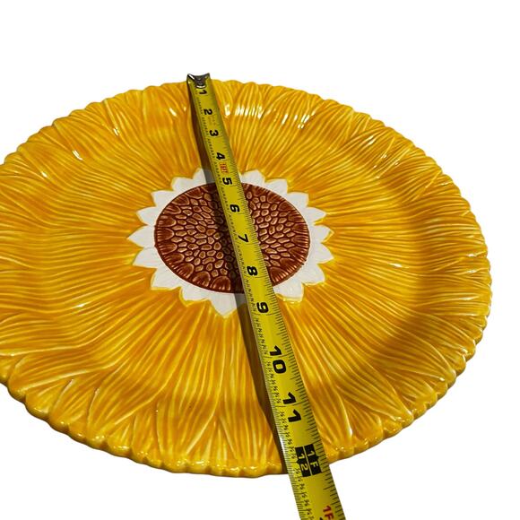 Fruttusso & Fruttuso Serving Platter Sun Flower 12” - Picture 3 of 3
